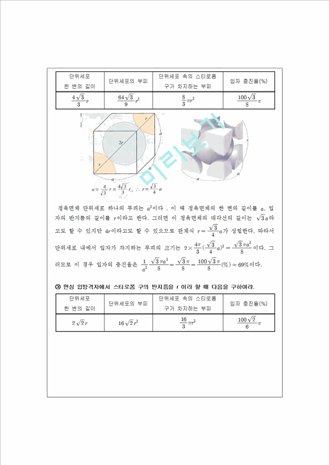 [자연과학]화학 실험 보고서 - 결정 속의 입자의 쌓임   (6 페이지)